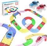 PicassoTiles Magnetic Tiles Race Tr