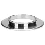 DERNORD Sanitary Concentric Reducer Tri Clamp Clover Stainless Steel 304 Sanitary Fitting End Cap Reducer (Tri Clamp Size: 12 inch x 8 inch)