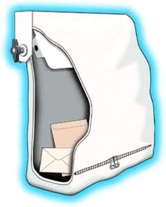 Fire Proof / Retardant Letterbox Bag. Internal Letter Box Security Safety Cover. Extra Security Prevents Arson Attacks