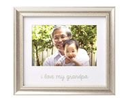 Lil Peach I Love My Grandpa Keepsake Frame, Grandparents Gifts, Grandpa Gifts, Great First Fathers Day Gift, Silver