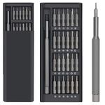 24 in 1 Mini Screwdriver Set with Case, Small Screwdriver Set of Flathead and Phillips, Screwdrivers Magnetic Micro Screwdriver Kit, Screwdriver Set for Electronics、Jewelers、PC、Glasses、Watch、Phone