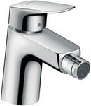 hansgrohe Logis bidet tap 70, pop-up waste, chrome