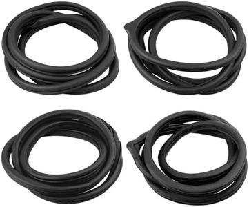 QemoraHome 4PCS Front Rear Door Body Side Weatherstrip
