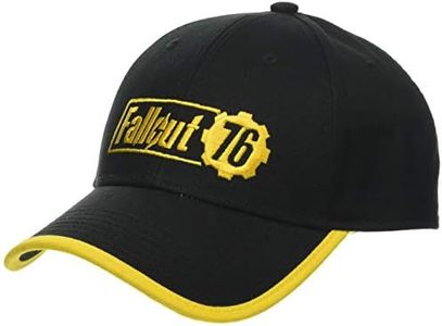 Bioworld - Difuzed Fallout Cap 76 - Yellow Logo Adjustable Cap Black