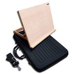 Premium A3 Art & Craft Work Station - A3 Adjustable Wooden Desk/Table Easel/Drawing Board by Zieler® (with Protective Carry Case)