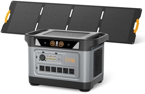 UDPOWER S2400 Portable Power Station(Solar Panel Option), 2083Wh LiFePO4, 2400W (Surge 3000W) UPS, 6 AC Outlets, Solar Generator for RVs Camping Emergency, Home Backup (Bundle(S2400+210W panel))