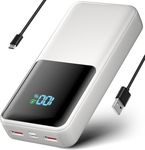 Power Bank, 46800mAh Large Capacity Portable Charger PD20W & QC3.0 USB C Input/Output Fast Charging Power Banks, LED Digital Display Battery Pack Phone Charger for iPhone,Samsung,Tablet