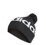 adidas Unisex Pompom Beanie, Black/White, M