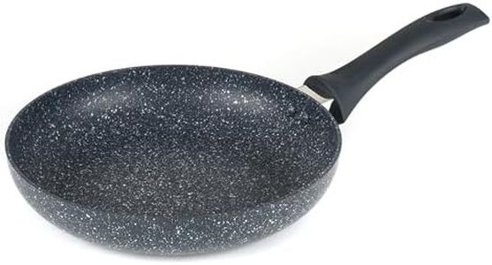 Russell Hobbs RH00842EU Nightfall Stone Frying Pan 28cm - Non-Stick, Induction Hob Fry Pan, Long Lasting Aluminium, Soft Grip Handle, PFOA Free, Suitable for All Stoves, Blue Granite, Dishwasher Safe