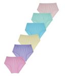 YELLOWDELIGHT Girls Panties Pack of 6 (5-6 Years) Multicolour