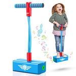 Toyzey Boys Girls Toys Age 3 4 5 6 7 8 9 10 11 12, Pogo Stick for Kids Toys for 3-12 Year Old Boys Girls Gifts Age 3-12 Birthday Space Hopper Light Blue