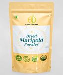 A D Food & Herbs Organic Marigold Powder/Genda Flower Powder for Homemade Lattes, Tea Blends, Bath Salts, Bath Bombs, Face Packs & Body Packs (100 Gms x pack of 2)