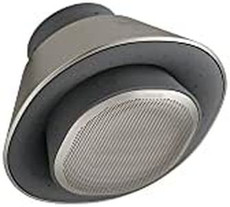 KOHLER Moxie - Cabezal de ducha con Bluetooth, altavoz impermeable, radio de ducha, altavoz recargable, altavoz portátil, 1,75 GPM, K-28238-GKE-BN, níquel cepillado vibrante