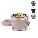 Crock-Pot Electric Lunch Box, Portable Food Warmer for Travel, Car, On-the-Go, 20-Ounce, Blush Pink | Keeps Food Warm & Spill-Free | Dishwasher-Safe | Gifts for Women