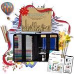 Drawing Pencils Art Supplies – 55pc Colored Pencils For Kids, Teens, And Adults Includes Charcoal Pencils, Graphite Pencils, Sketch Pencils Digital Ebook Library Of Drawing Tutorials And Sketch book