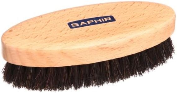 SAPHIR Oval Horsehair Brush black