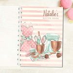 Personalised Recipe Notebook Vintage Mixer, Recipe Log, Foodie Present, A5, A4, Blank Recipe Book to Write Your Own Recipes, Recipe Book, Cooking, Bakers Gift