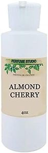 Perfume Studio Oils Fragrance Oil for Soap Making, Perfume, Diffusers, Candles, Lotion, Home Scents, Linen Spray, Bath Bombs, Beauty Products, Slime; Premium Grade 4oz (ALMOND CHERRY)