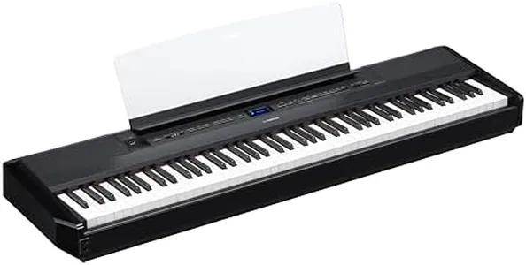 Yamaha P525 Digital Piano with 88 Weighted Wooden Keys, Black (P525B)