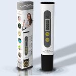 TDS Meter for Water Testing High-Precision Water TDS Meter Digital for Home, Drinking Water, and Aquariums - Accurate and Reliable Water Quality Tester Kit | 1 YEAR WARRANTY