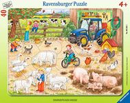 Ravensburger – 06 332 1 with Frame – On The Farm Jigsaw Puzzle – 40 Pieces