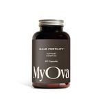 MyOva Male Fertility Supplements - Enhances Sperm Quality, Count & Hormonal Balance - Supports Conception for Men - Includes Zinc, Selenium, Vitamins C, D, E - 60 Capsules