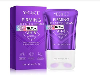 AH-8 Firming Neck Cream 120 g, crème pour le cou et le décolleté avec hexapeptides, rouleau de crèmes raffermissantes pour le cou, lignes du cou et peau affaissée, pour peaux lisses et jeunes
