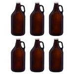 DISCOUNT PROMOS 6 Amber Glass Beer 