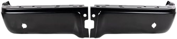Garage-Pro Step Bumper Set of 2 Compatible with 2009-2014 Ford F-150 Powdercoated Black, with Rear Object Sensors Hole, Styleside