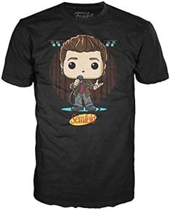 Funko PoP! Seinfeld - Jerry Live from NY T-Shirt for Men, X-Small