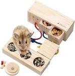 Navaris Wooden Treat Dispensers - S