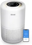 LEVOIT Air Purifier for Home Bedroom, Smart WiFi Alexa Control, Covers up to 915 Sq.Foot, 3 in 1 Filter for Allergies, Removes Pollutants, Smoke, Dust, 24dB Quiet for Bedroom, Core 200S, White