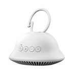 MyBaby by Homedics SoundSpa On-The-Go, 4 Soothing Sounds: Shushing, Heartbeat, White Noise, Lullaby, AAA Battery Powered, Clip-On Design, Downward-Facing Speaker, Auto-Off Timer.