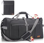Upeelife Travel Duffle Bag, Foldable 125L Large Holdall Bags Weekend Overnight Bag Waterproof Duffel Bag with Shoe Compartment and Wet Pocket, Sports Gym Bag for Men Women
