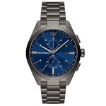 Emporio Armani Watch for Men, Chronograph Movement, 43 mm Stainless Steel Case with a Stainless Steel Strap, AR11481