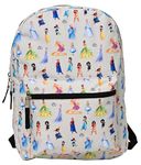 Disney 16" Laptop Backpack Cargo Pocket D100 Princess Minnie Mouse AOP, Multicolor, 16", Front Pocket