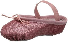 Bloch Dance Girl's Glitter Dust Ballet Shoe/Slipper, Rose, 8 Toddler