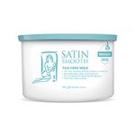 SATIN SMOOTH 14oz Luxury depilatory Waxes for Full Body & Face, Tea Tree Cream Wax