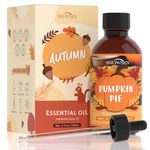 SNOWSEN Pumpkin Pie Essential Oil 4 Fl Oz, Pumpkin Pie Fragrance Oil for Diffuser,Humidifier,Home Care,House Cleaning,Spray,Soap Making,Candle Making