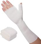 Velpeau Wrist and Thumb Spica Stockinette (Pack of 10) Comfy Arm Sock, Cotton Skin Protection Sleeve, Wrist Liner and Pre-Wrap Cover for Splints, Air Casts, Hand Brace(Medium)