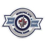 2012 2011 Winnipeg Jets Inaugural Season Jersey Patch First Season Back