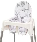 CEBA Childrens Universal Highchair Padded Insert - Compatible with IKEA Antilop Model - Safari Animals