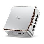 NiPoGi Mini PC Windows 11 Pro, 8GB DDR4/128GB M.2 SATA SSD, Ιntel Celeron J4125 Processor(up to 2.7GHz) Micro Desktop Computer, Support 2 HDMI/VGA Port, Dual Band Wi-Fi, Bluetooth 4.2, 4K UHD