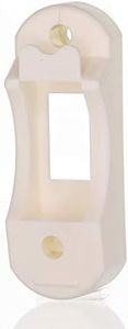 Anderic Replacement 99119 Wall Mount Bracket ONLY for Hunter 99119 Remote Control - Wall Mount Bracket ONLY - No Remote, Screws, or faceplate Included. - White - 99119WM