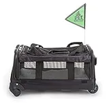 Sherpa on Wheels Pet Carrier, Black Large