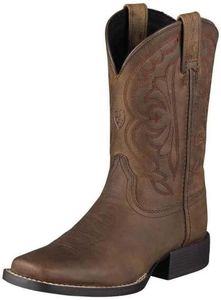 Ariat Quickdraw Bambini US 9 Marrone Stivale da Cowboy