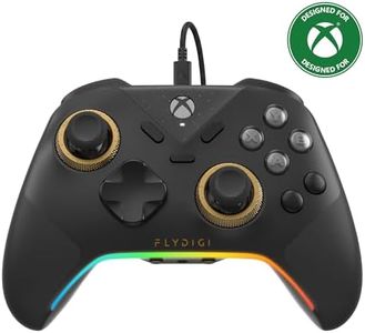 FLYDIGI VADER 5S Wired Controller for Xbox Series X|S, Xbox One, Windows 10/11, FORCEFLEX Adjustable Tension Joysticks, FORCESWITCH Triggers, 6 Remappable Buttons, 3.5mm Audio Jack