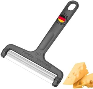 Westmark Cheese Slicer with Roller and Cutting Wire, Adjustable Cutting Thickness, Stainless Steel/Aluminium, Rollschnitt, Anthracite, 7100227Z