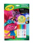 Crayola Trolls World Tour Color & Activity, Trolls 2, 32 Coloring Pages and 7 Mini Markers, Gift for Kids, Ages 3, 4, 5, 6, 7, Multicolor