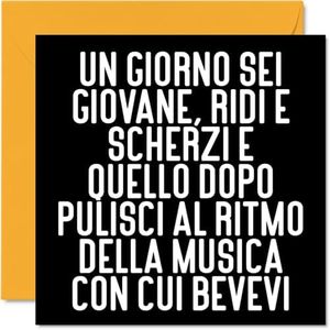 Stuff4 Divertenti biglietti di compleanno per donne uomini – Giovane e divertente – Biglietto di buon compleanno per mamma papà fratello sorella figlio figlia nonna nonno, 145 mm x 145 mm Bday